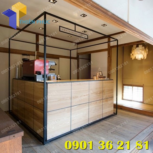 quay ban cafe vingtag