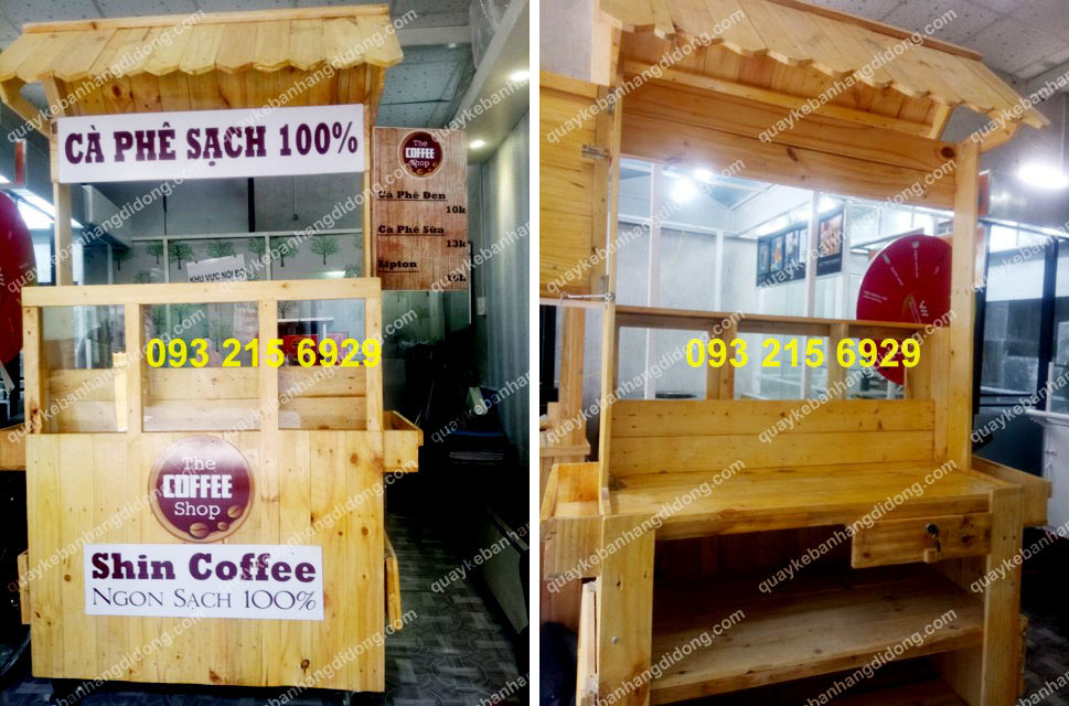 quay xe go ban cafe