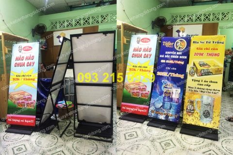 Standee khung su1eaft lu1eafp ru00e1p, Standee chu00e2n su1eaft quu1ea3ng cu00e1o ngou00e0i tru1eddi