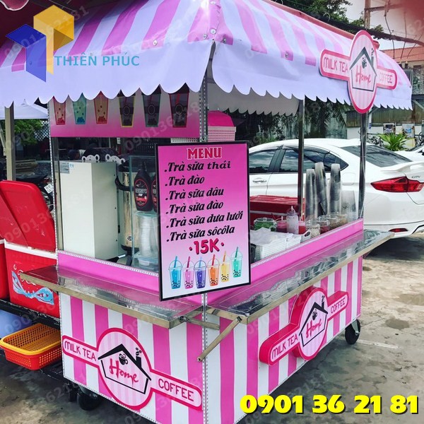 xe ban tra sua dep bang inox milk tea home 07-26-2017-46