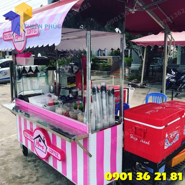 xe ban tra sua dep bang inox milk tea home gia re 07-26-2017-47