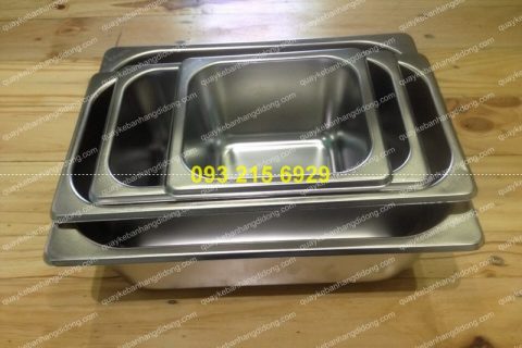 Khay inox 304 ku00edch thu01b0u1edbc 16.5cm x 26cm x 15cm