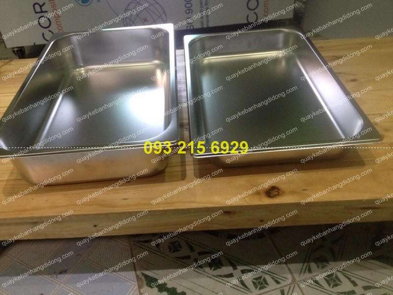 khay inox dung topping