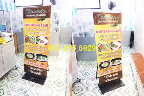 Standee chu1eef x, Standee x giu00e1 ru1ebb, Standee quu1ea3ng cu00e1o