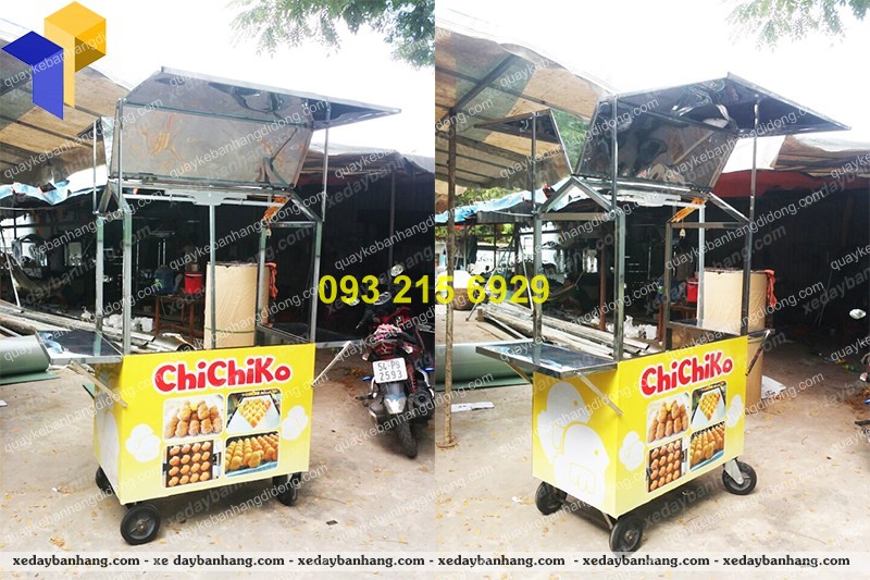 xe inox ban thuc an nhanh