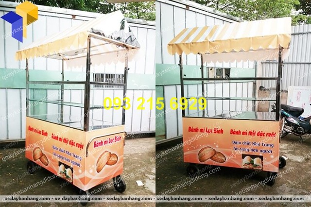 dong xe banh mi inox