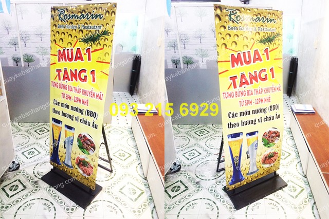 standee mo hinh khung sta