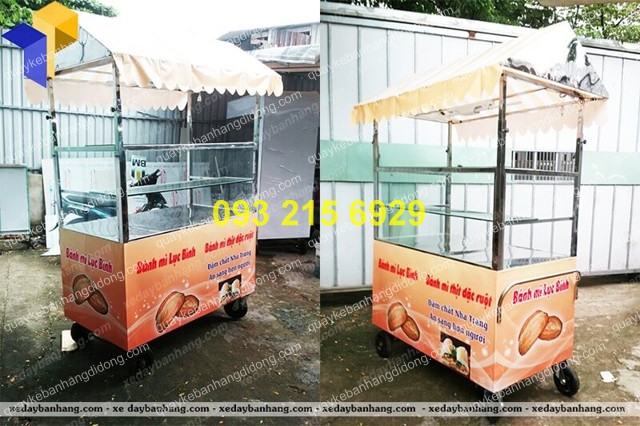 xe inox ban banh mi