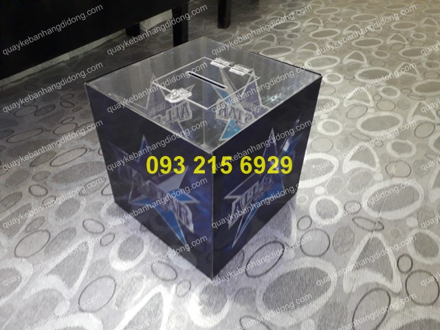 hom phieu mica trong boc tham