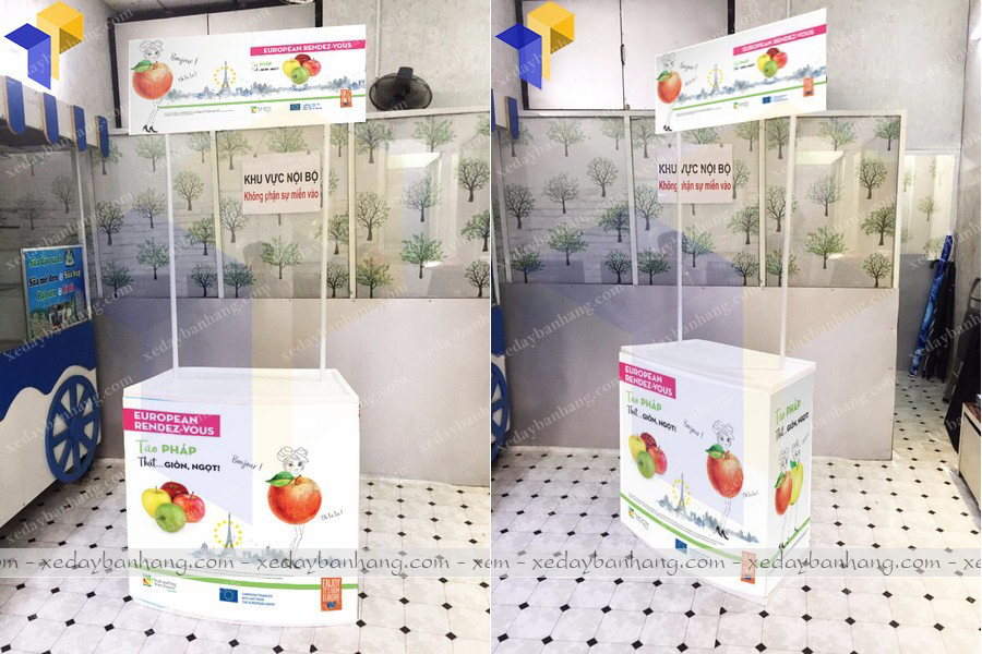 san xuat booth ban hang