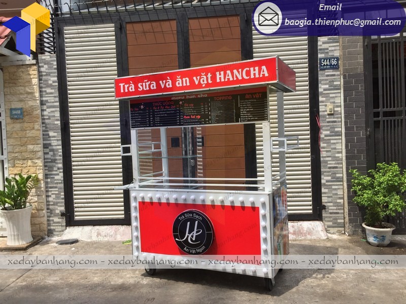 xe bán trà sữa cần thơ