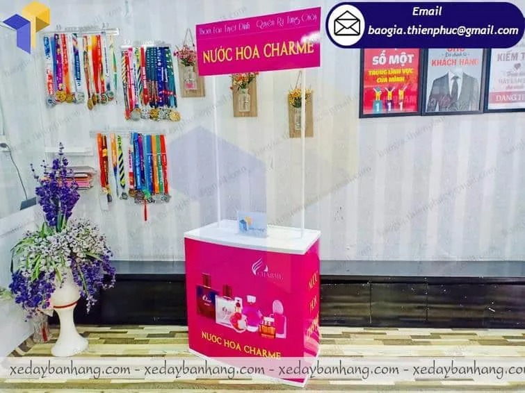 báo giá booth bán hàng khuyến mãi