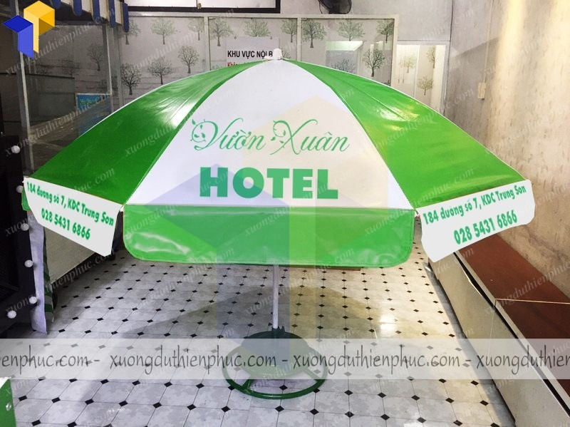 báo giá dù chính tâm tròn