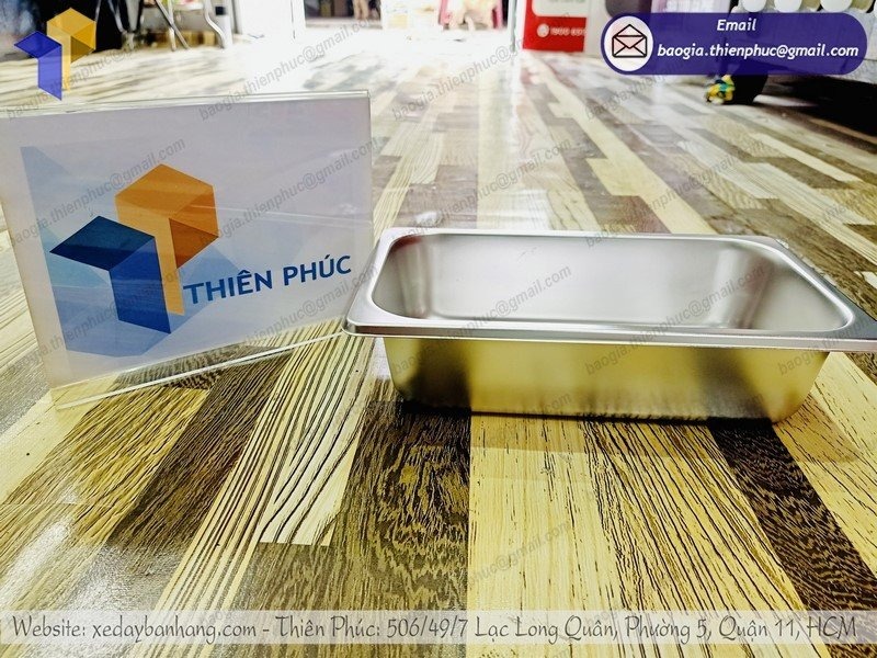 báo giá khay inox chữ nhật có nắp