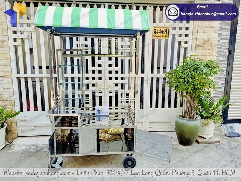 báo giá quầy bán bún phở inox