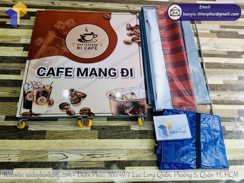 báo giá quầy bán cà phê mang đi