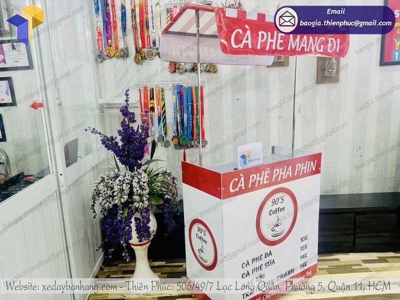 báo giá quầy bán cà phê vỉa hè