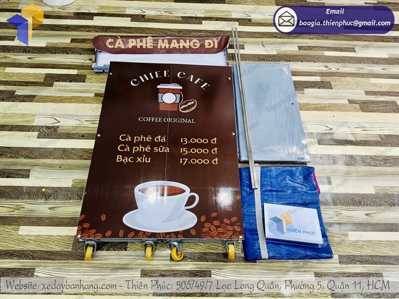 báo giá quầy bán cafe take away mini