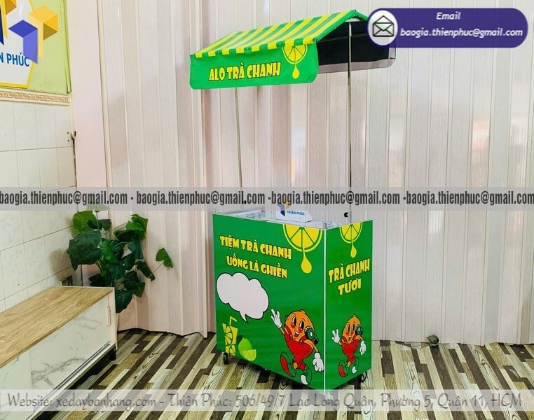 Báo giá quầy bán trà chanh hàng rong dạo lắp ráp cá nhân hóa