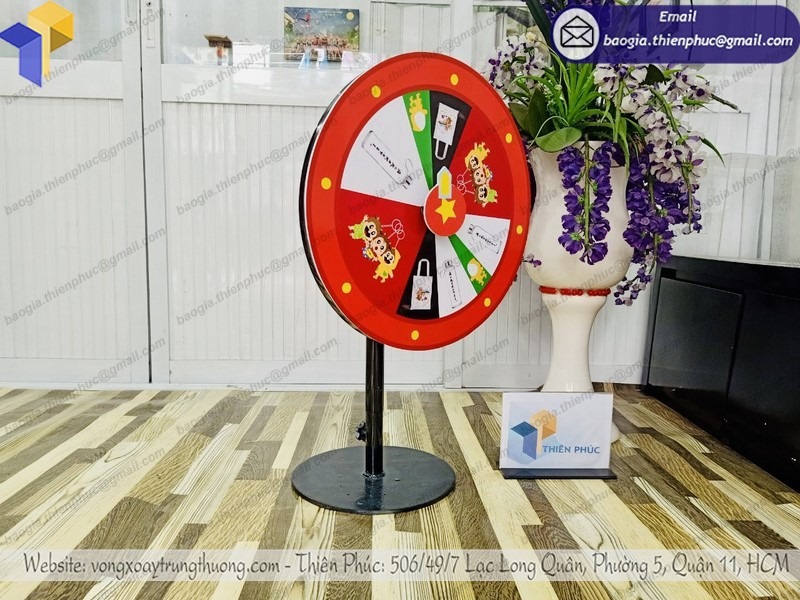 báo giá vòng quay random trúng thưởng