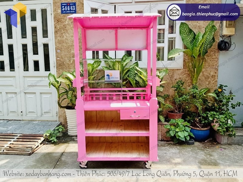 báo giá xe bán cà phê gỗ