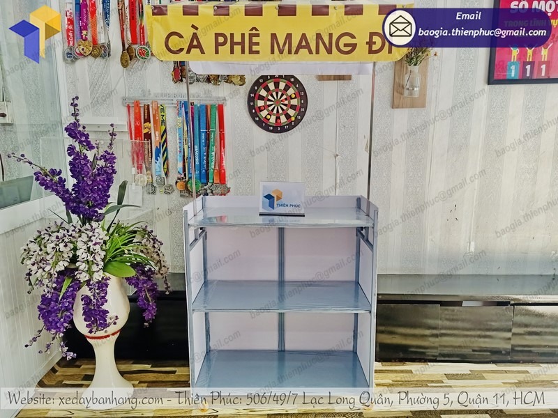 báo giá xe bán cà phê pha máy