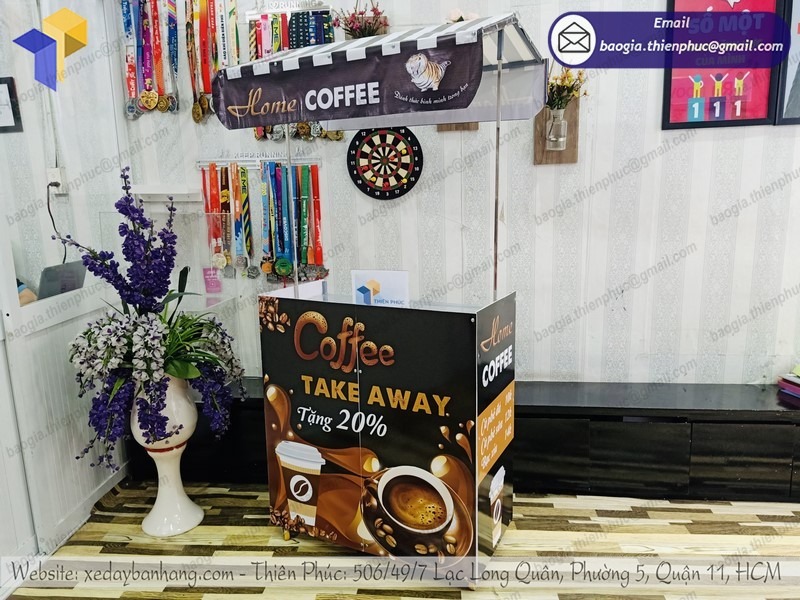 báo giá xe bán cafe mini