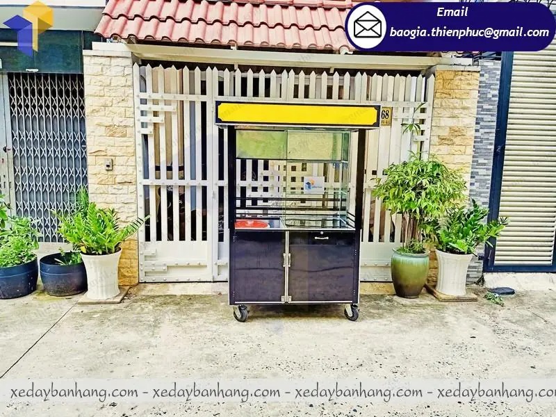 báo giá xe bán nước sâm inox