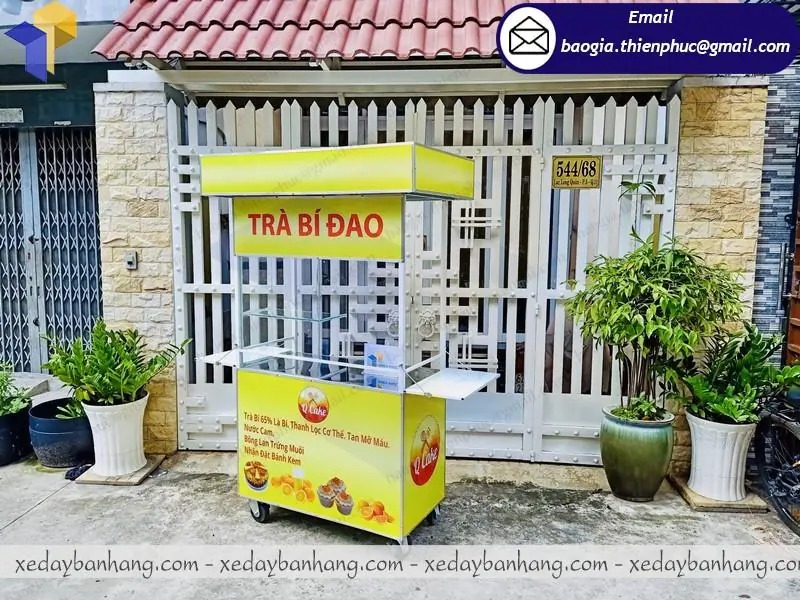 báo giá xe bán trà bí đao hạt chia