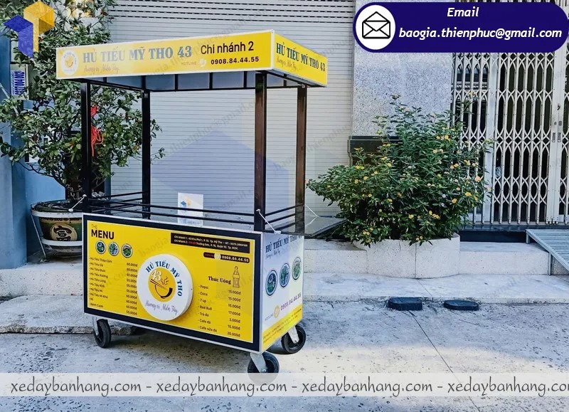 báo giá xe đẩy bán hủ tiếu
