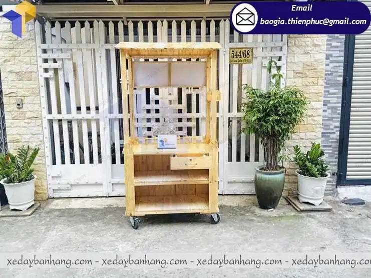 báo giá xe đẩy bán nước giải khát