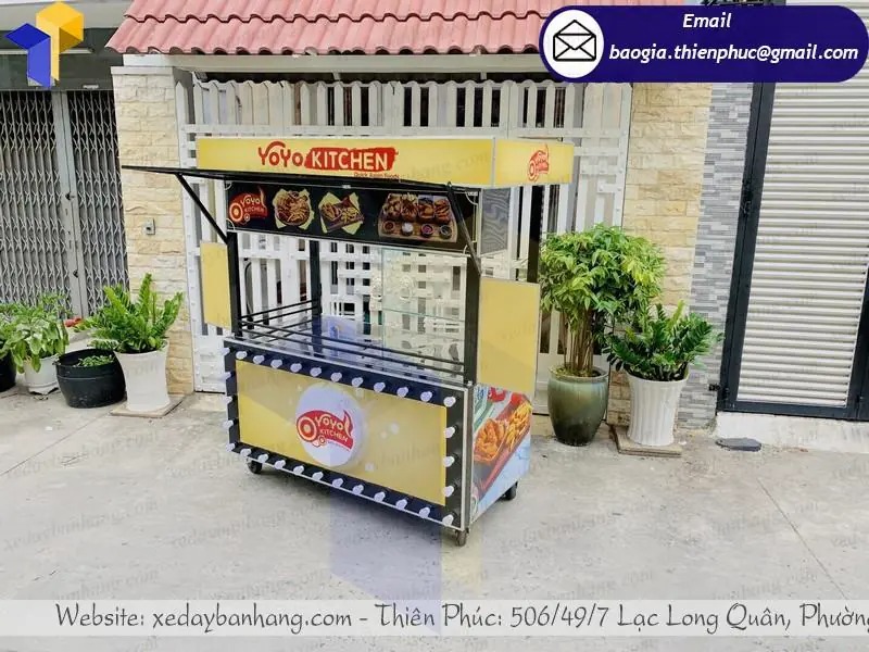 báo giá xe gà rán bằng sắt