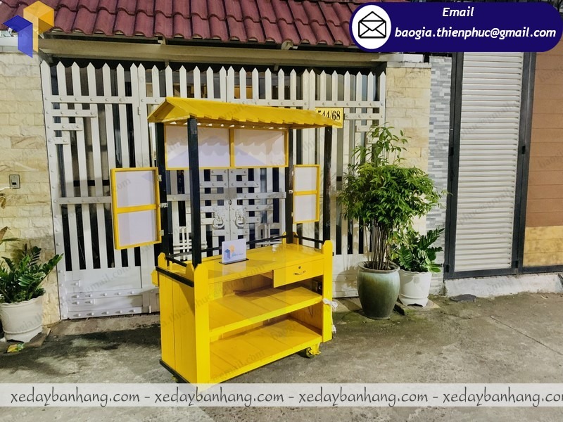 báo giá xe gỗ bán cafe take away