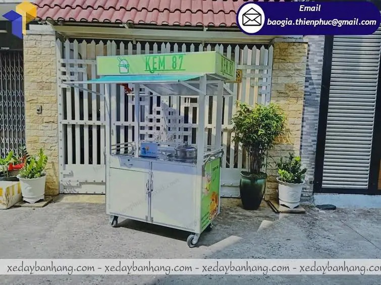 báo giá xe sắt bán kem bơ