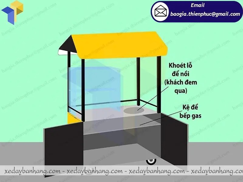 báo giá xe sắt bán xôi di động