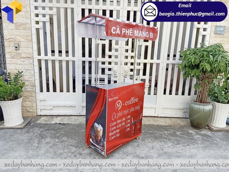 booth bán café mini lắp ráp đẹp