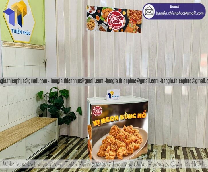 Booth nhựa tiếp thị di động chuyên dụng tại siêu thị bán hàng tăng tỷ lệ chuyển đổi