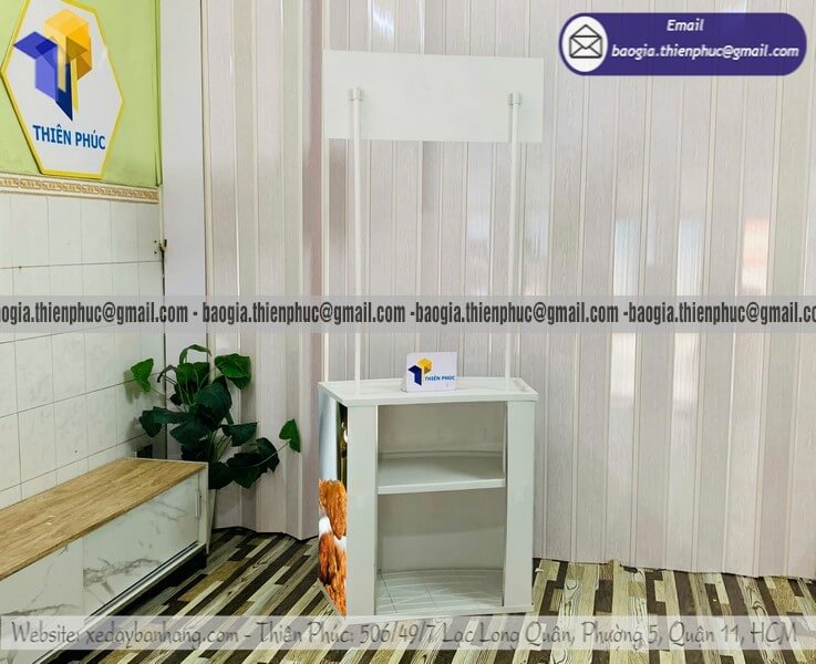 Booth nhựa tiếp thị di động chuyên dụng tại siêu thị chuyến dịch khuyến mãi sale off