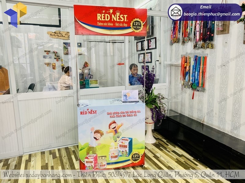 booth sampling siêu thị