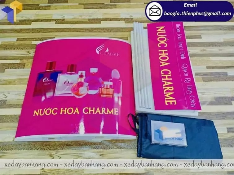 đặt làm booth bán hàng khuyến mãi