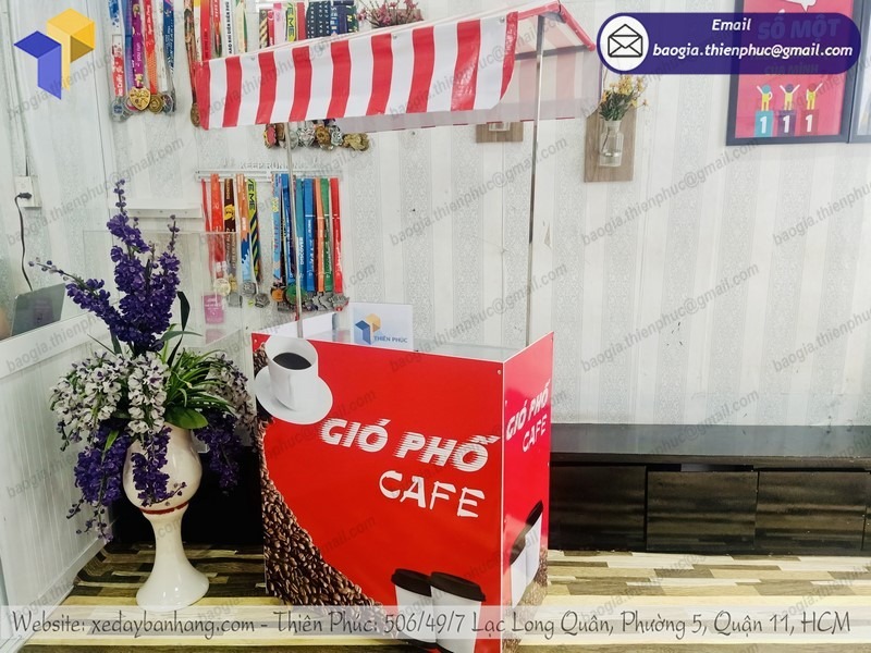 đặt làm quầy cà phê take away