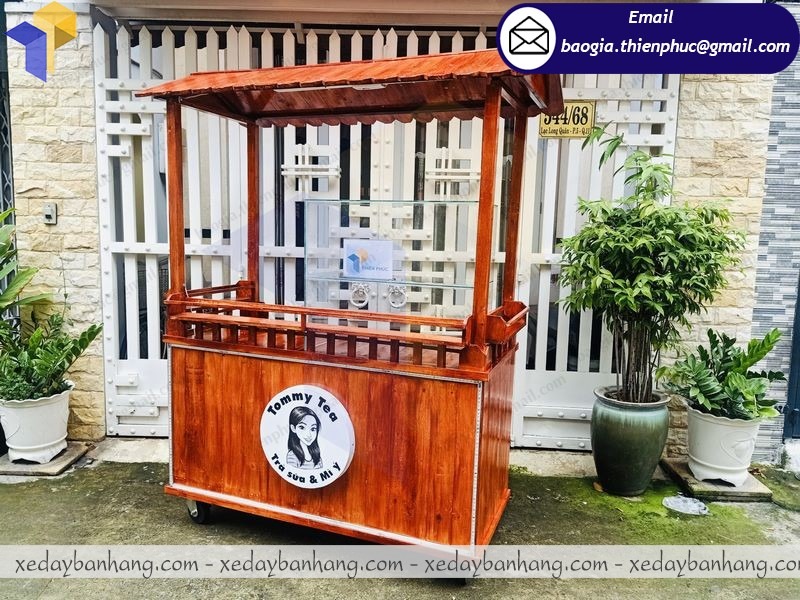 đặt làm xe bán trà sữa vỉa hè