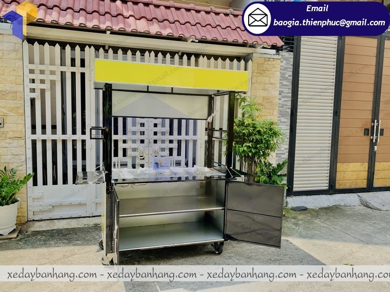 đặt làm xe bán trái cây tô