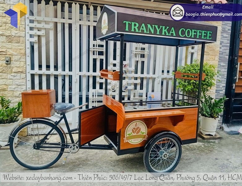 đặt làm xe coffee bike giá rẻ