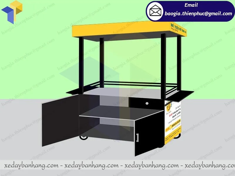 đặt làm xe đẩy bán hủ tiếu