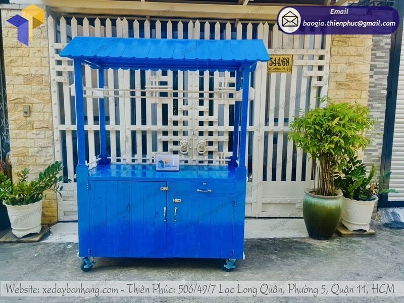 đặt làm xe đẩy bán sinh tố nước ép