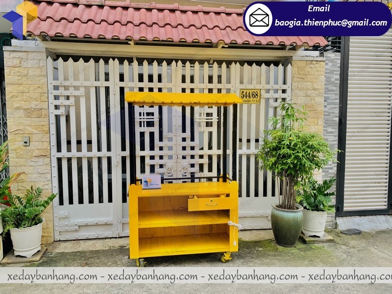 đặt làm xe gỗ bán cà phê vỉa hè