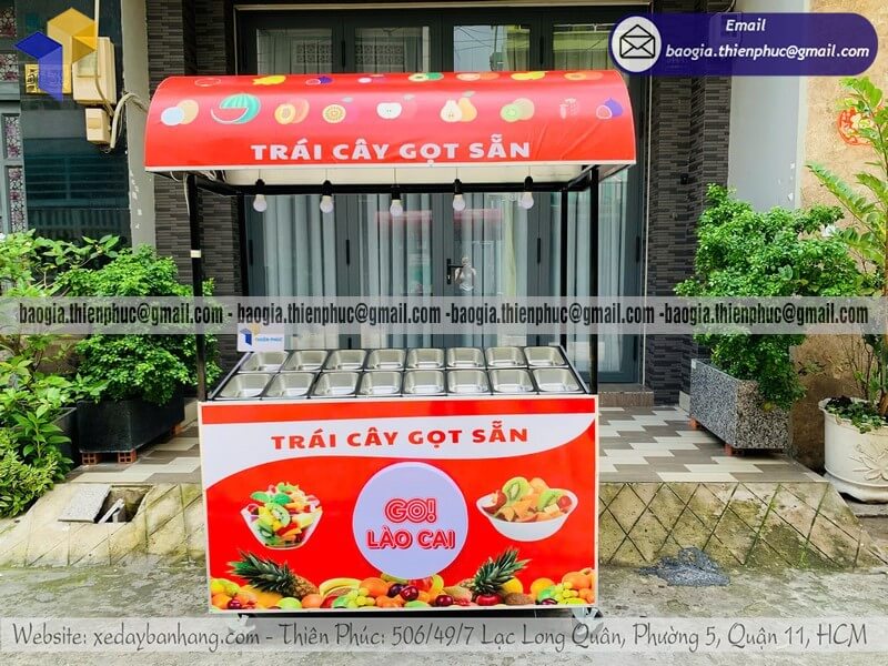 Đặt làm xe sắt đẩy bán trái cây cao cấp tại siêu thị Đặt làm xe sắt đẩy bán trái cây cao cấp tại siêu thị