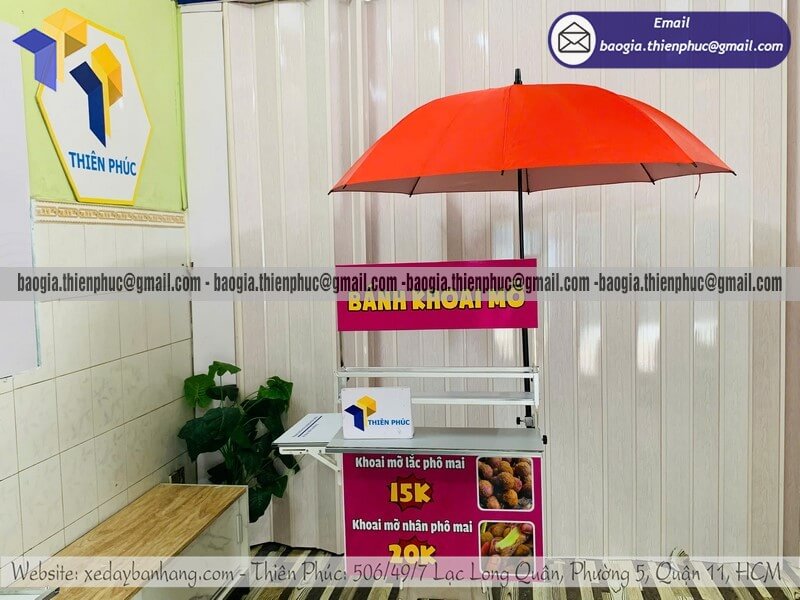 Đặt tủ bán bánh gấp gọn lắp xe máy giá rẻ uy tín giao hàng toàn quốc liền tay