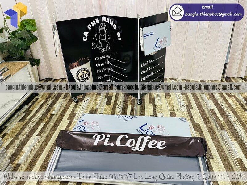 Đặt xe bán cafe hàng rong lắp ráp mang đi rẻ cho sinh viên khởi nghiệp ít dễ làm